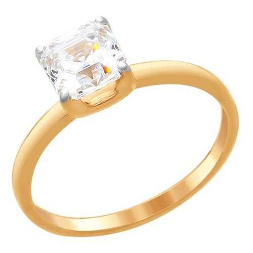 Кольцо женское SOKOLOV из серебра со Swarovski Zirconia 89010100 р.17.5 в Яшма Золото