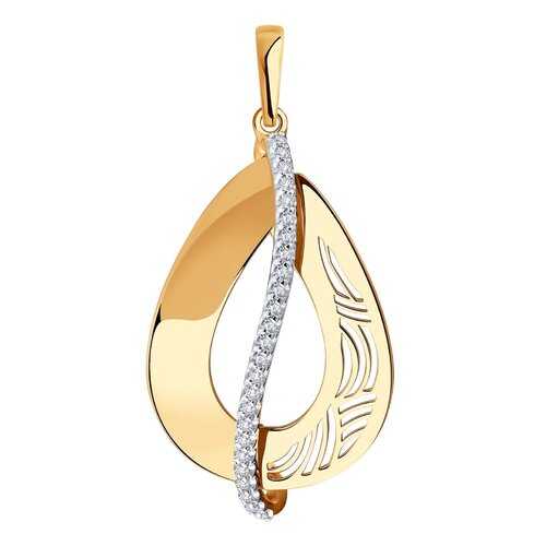 Подвеска SOKOLOV из золота с фианитами 035948 в Яшма Золото