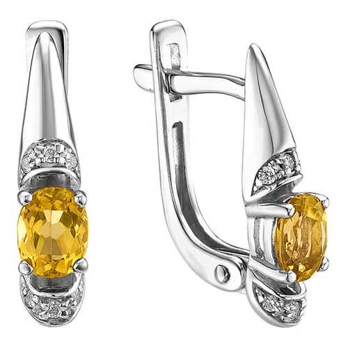 Серьги АЛЬКОР SILVER 02-0266 в Яшма Золото