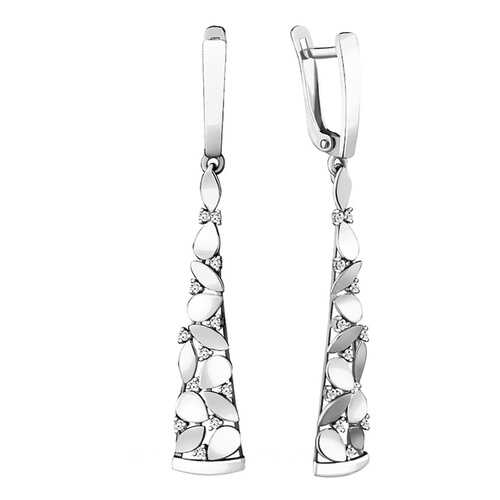 Серьги Aquamarine 48487А.5 в Яшма Золото