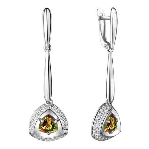 Серьги женские Aquamarine 4720419А.5_OS_4,85гр. в Яшма Золото