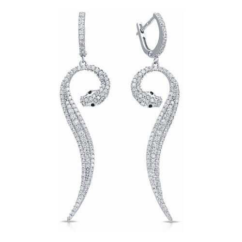 Серьги женские Skazka 45521 в Яшма Золото
