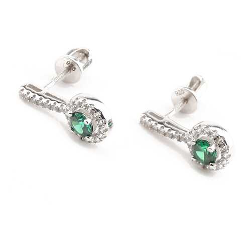 Серьги женские YOUKON VE 30144G серебристые в Яшма Золото