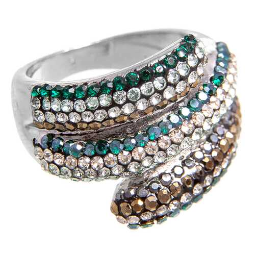 Кольцо женское Asavi Jewel R901018 серебристое в Яшма Золото