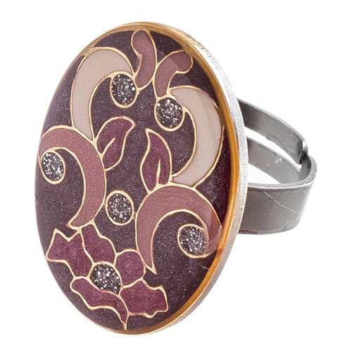 Кольцо женское Clara Bijoux K74899-9 фиолетовое в Яшма Золото