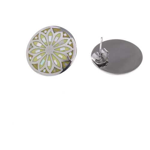 Fiore Luna Пусеты AE00210-12 BR в Яшма Золото