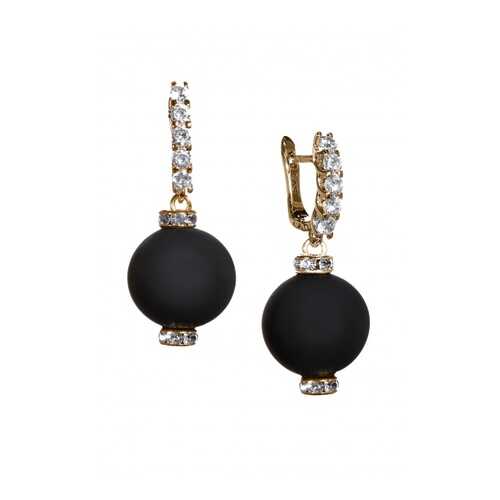Серьги Bottega Murano 09030609 064O черные в Яшма Золото