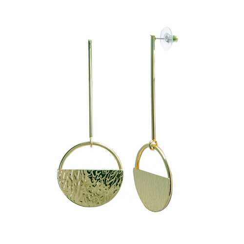 Серьги Corona style B001EGK7112680-GOLD в Яшма Золото