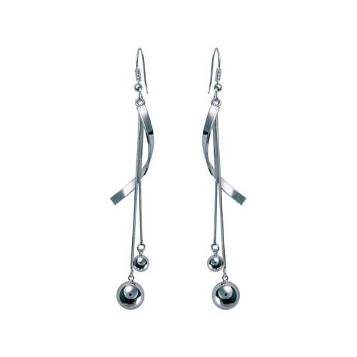 Серьги Corona style B005E1119057K007-SILVER в Яшма Золото