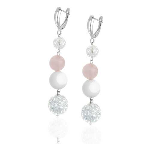 Серьги Lattrice, вставка кварц, артикул 53577613 в Яшма Золото