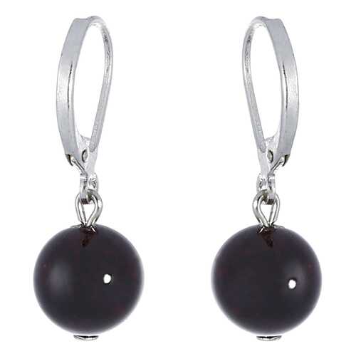 Серьги My-bijou Висюльки, гранат 2,8 см в Яшма Золото