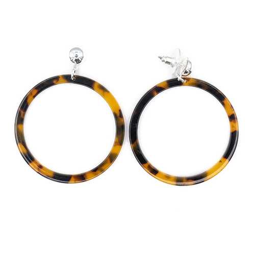 Серьги женские Fiore Luna LE1182.15 разноцветные в Яшма Золото